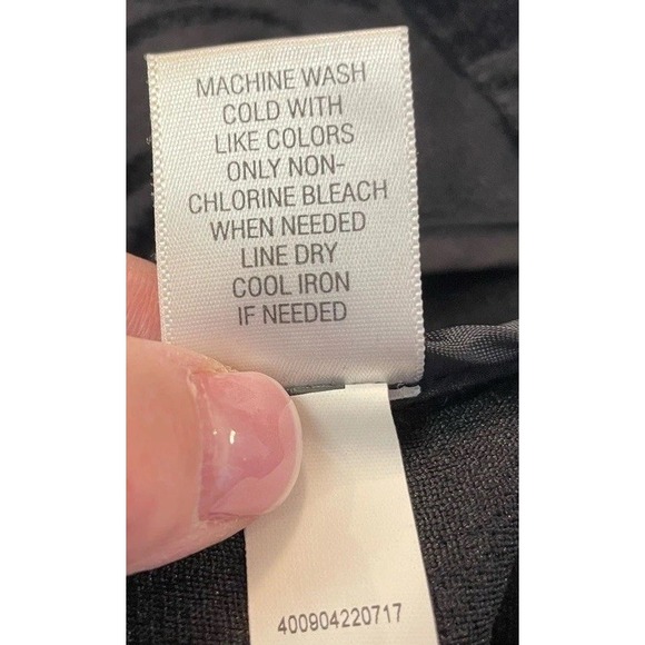 Elegant Black Patterned Velvet Women's Jacket Size Large - Picture 9 of 9